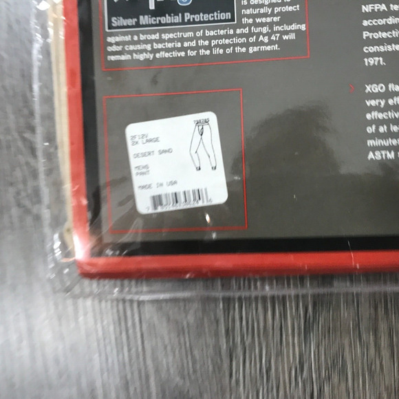 (O5) XGO Flame Retardant Midweight Men's Pants Size 2XL Layer Phase 2 Acclimate - Picture 6 of 7